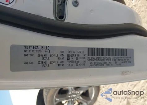 2018 Dodge Journey Crossroad z USA, uszkodzony, nr VIN 3C4PDCGG3JT379023